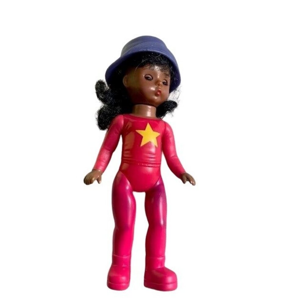 Madame Alexander Cool Cathy Doll 5" Curly Hair Purple Hat Star Outfit Pre-Owned